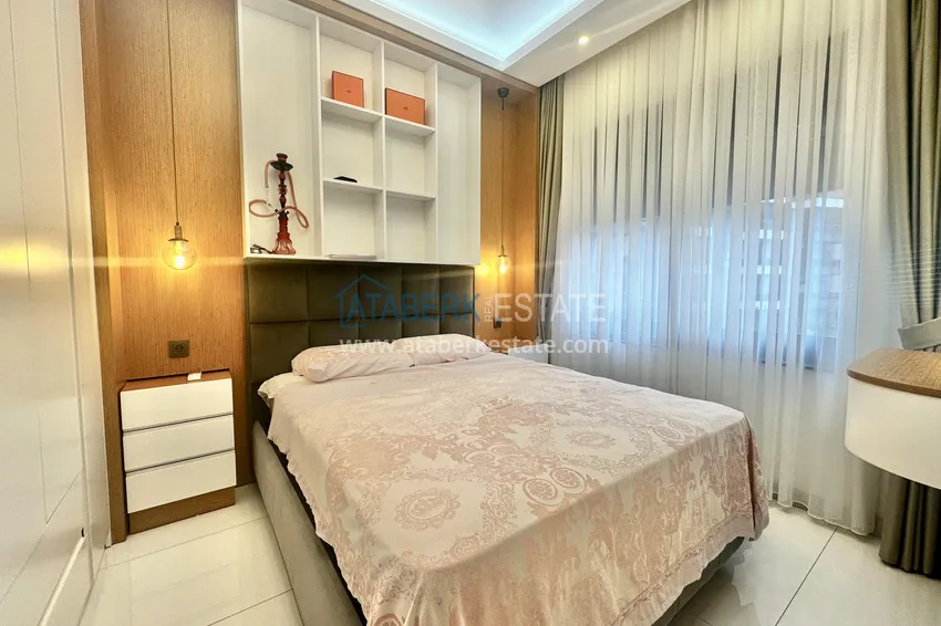 Purchase  One bedroom apartment in Alanya, Oba district - furnished and with a glazed balcony  5 