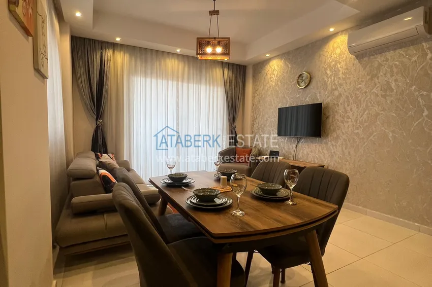 Purchase Furnished three-room apartment in Mahmutlar — in a resort-style complex 7