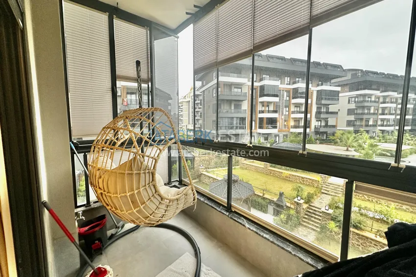 Purchase  One bedroom apartment in Alanya, Oba district - furnished and with a glazed balcony  8 