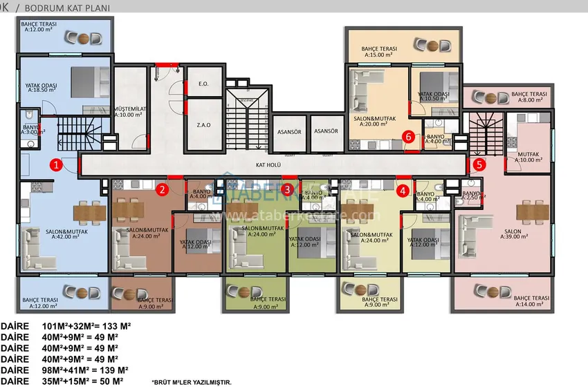 Buy cheap One bedroom apartment in Oba district - furnished and with a glazed balcony 1 