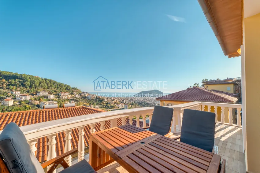 Purchase Apartment 3+1 in the Tepe area — furnished, sea view in an apart-villa. Property for a residence permit in Alanya 15 
