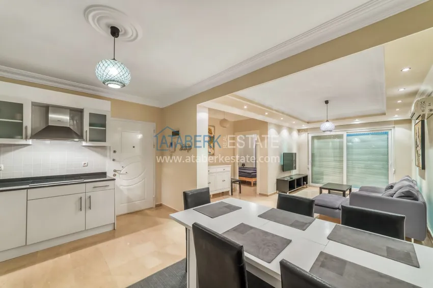 Purchase Apartment 3+1 in the Tepe area — furnished, sea view in an apart-villa. Property for a residence permit in Alanya 1 