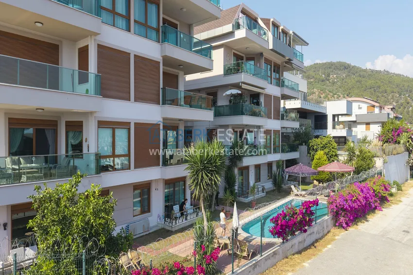 Garden duplex overlooking the sea and the fortress in the center of Alanya — suitable for citizenship and residence permits 3 