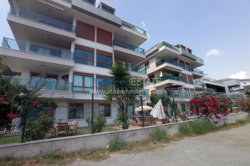 Garden duplex overlooking the sea and the fortress in the center of Alanya — suitable for citizenship and residence permits 4 