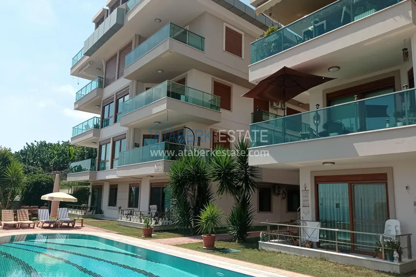 Garden duplex overlooking the sea and the fortress in the center of Alanya — suitable for citizenship and residence permits 7 