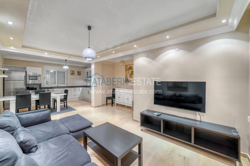 Purchase Apartment 3+1 in the Tepe area — furnished, sea view in an apart-villa. Property for a residence permit in Alanya 7 