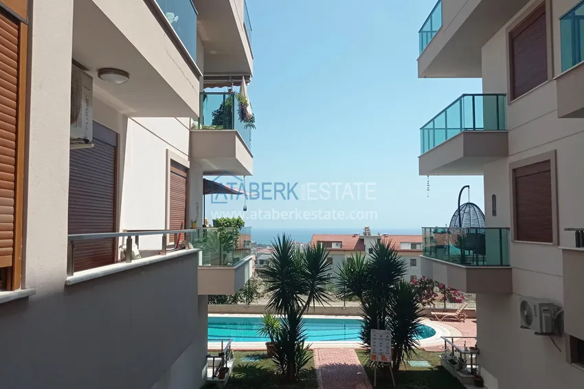 Garden duplex overlooking the sea and the fortress in the center of Alanya — suitable for citizenship and residence permits 10 