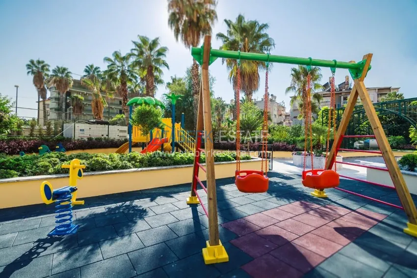 2+1 apartment on the first line in Oba, Alanya - premium level, suitable for a residence permit 10 