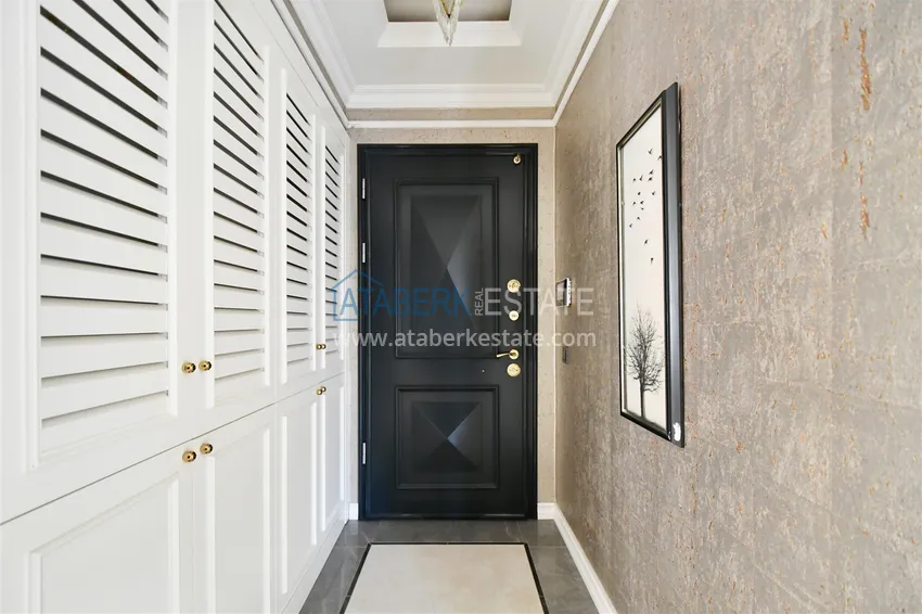 Purchase 2+1 apartment on the first line in Oba, Alanya - premium level, suitable for a residence permit 1 