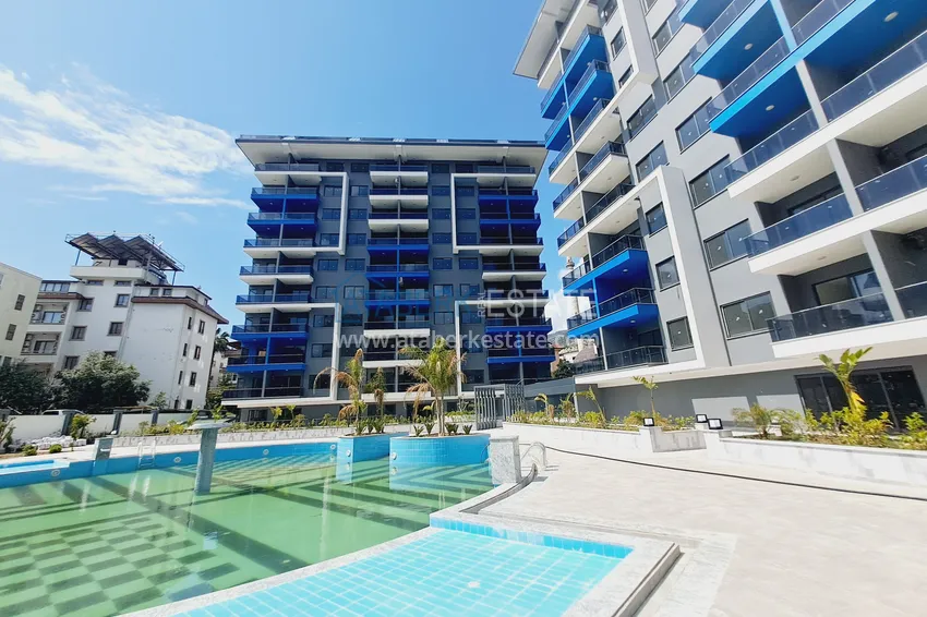 1+1 apartment in the center of Alanya, Cleopatra beach area — comfort segment complex 2 