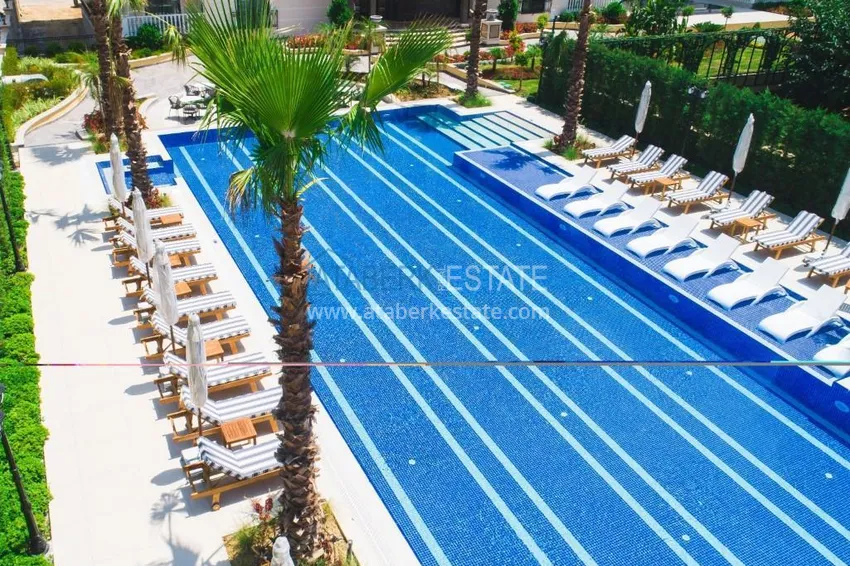 2+1 apartment on the first line in Oba, Alanya - premium level, suitable for a residence permit 6 