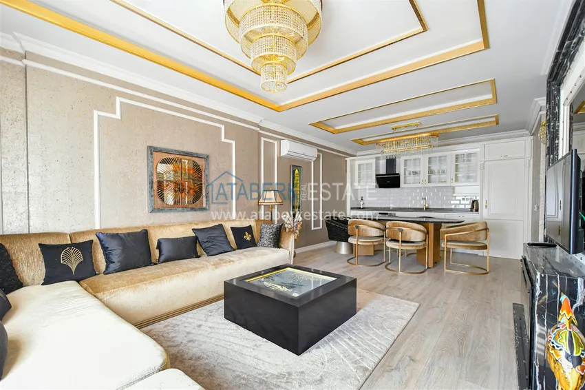Purchase 2+1 apartment on the first line in Oba, Alanya - premium level, suitable for a residence permit 6 