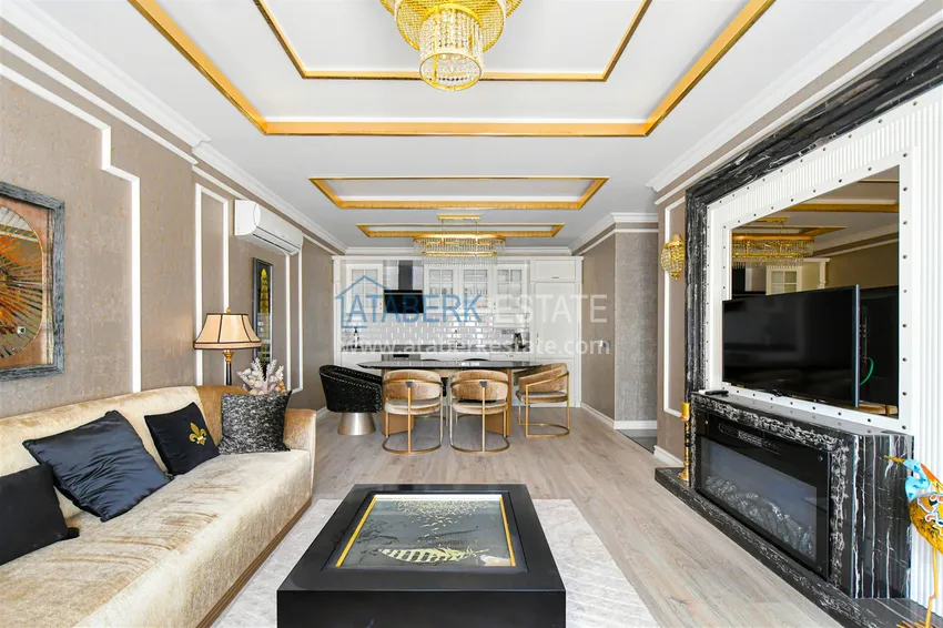 Purchase 2+1 apartment on the first line in Oba, Alanya - premium level, suitable for a residence permit 7 