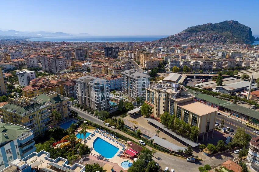 Two combined 1+1 apartments in the center of Alanya directly from the owner 1 