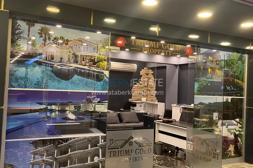 Turnkey office in the center of Alanya, Cleopatra beach area - 300 meters 2 