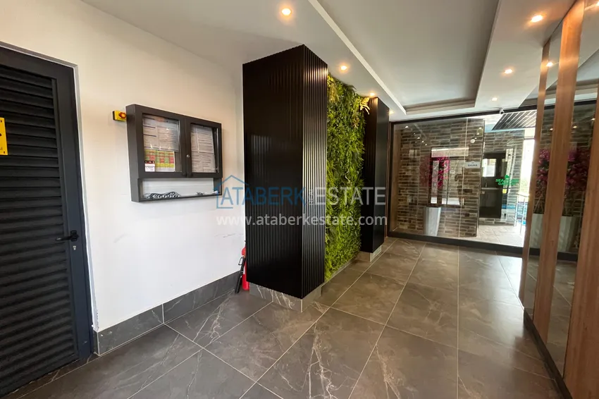 Furnished 1+1 apartment with mountain views in the Upper Oba area 11 