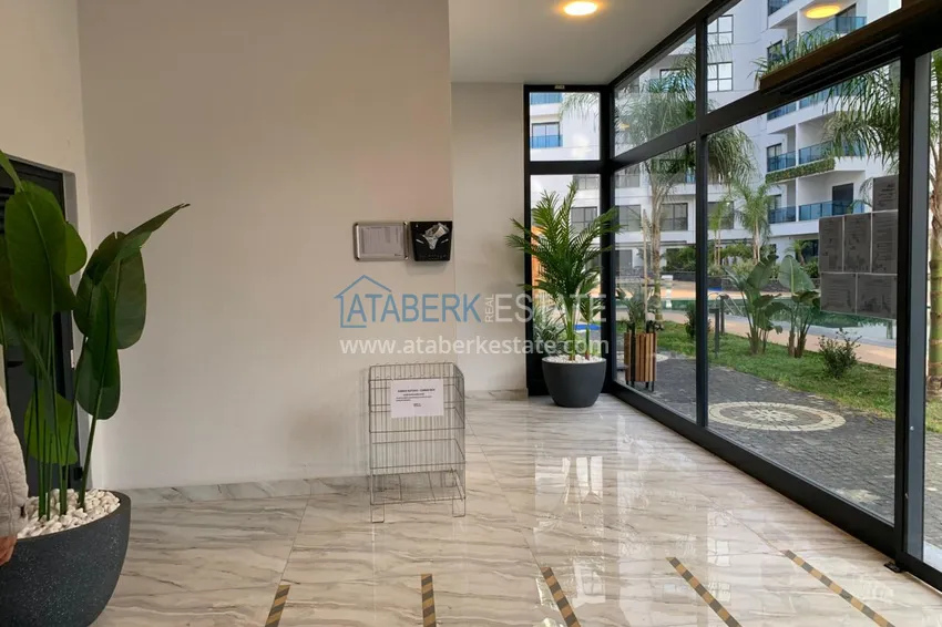 Long-term rent in Mahmutlar - furnished 1+1 apartment in a C4 resort complex 12