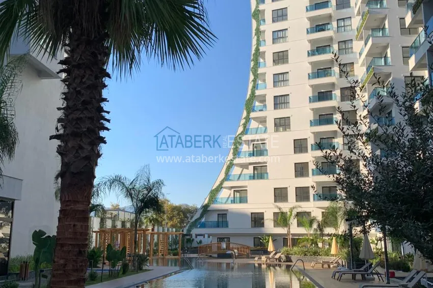 Purchase Long-term rent in Mahmutlar - furnished 1+1 apartment in a C4 resort complex 13