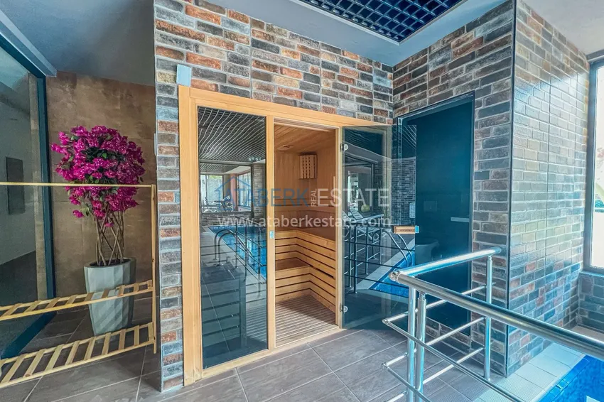 Furnished 1+1 apartment with mountain views in the Upper Oba area 21 