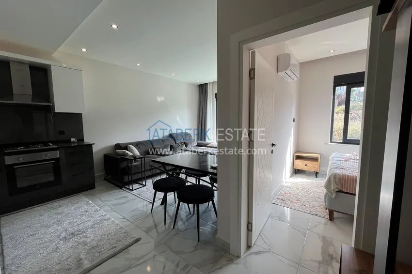 Purchase Furnished 1+1 apartment with mountain views in the Upper Oba area 2 