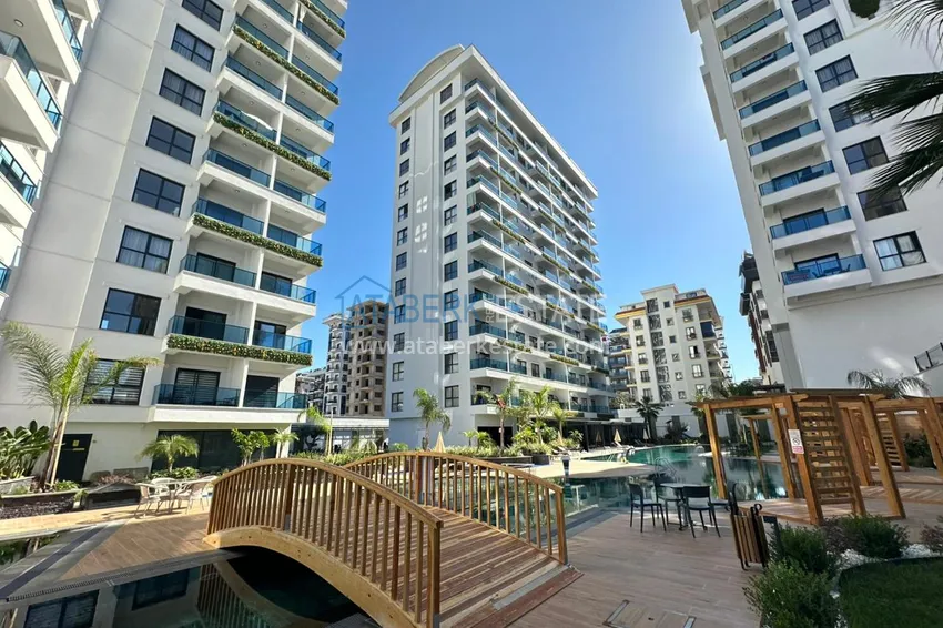 Long-term rent in Mahmutlar - furnished 1+1 apartment in a C4 resort complex 2