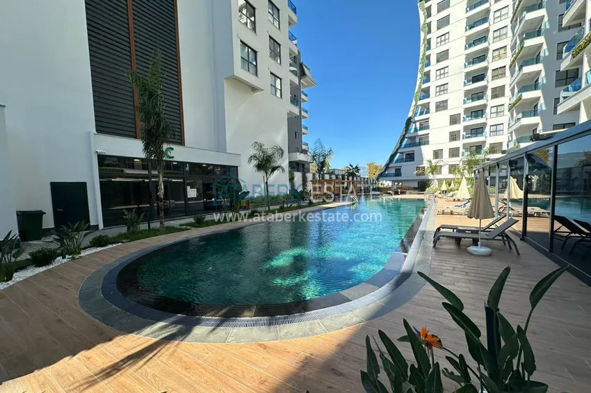 Long-term rent in Mahmutlar - furnished 1+1 apartment in a C4 resort complex 6