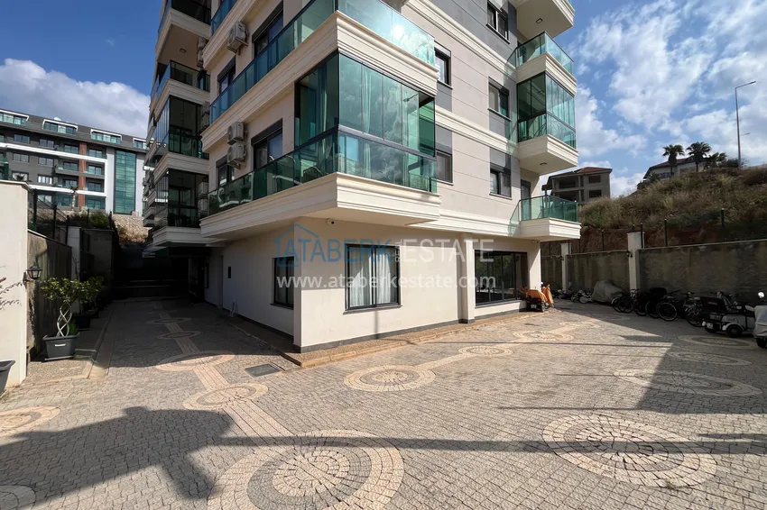 Furnished 1+1 apartment with mountain views in the Upper Oba area 6 