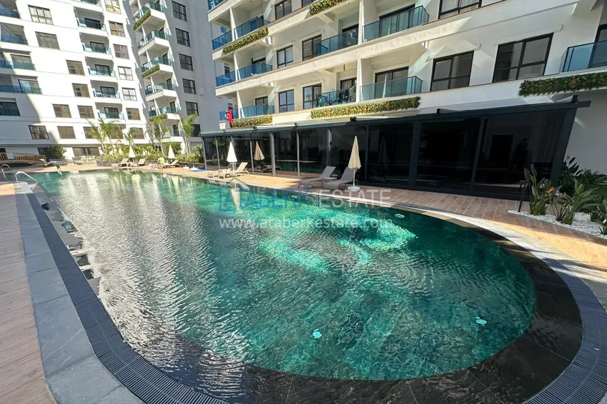 Long-term rent in Mahmutlar - furnished 1+1 apartment in a C4 resort complex 7