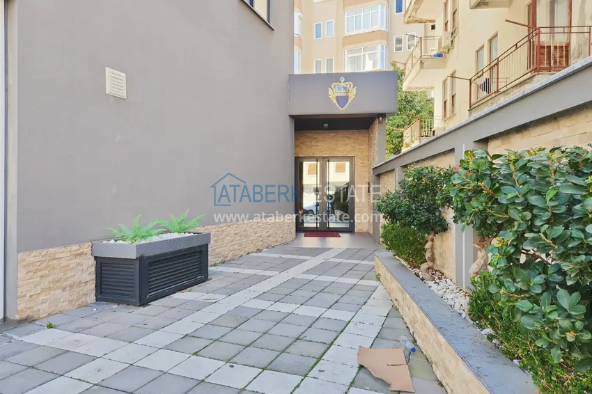 Turnkey 1+1 apartment in the center of Alanya — directly from the owner in a boutique complex 7 