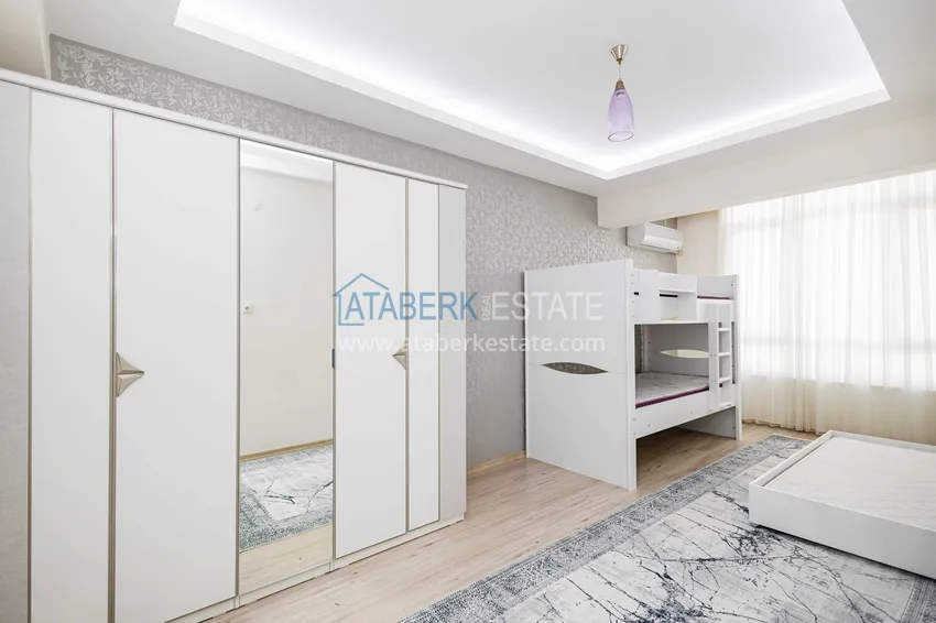 Purchase 3+1 apartment with furniture and a separate kitchen in the Oba area - 450 m from the sea 14 