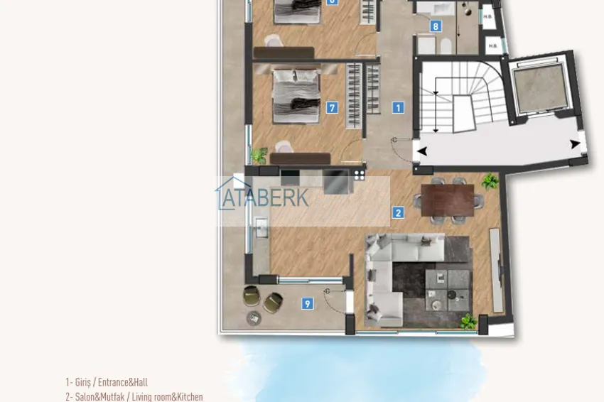 Buy cheap Premium apartments from a developer in Antalya — the first line in the Genclik district, Muratpasa 1