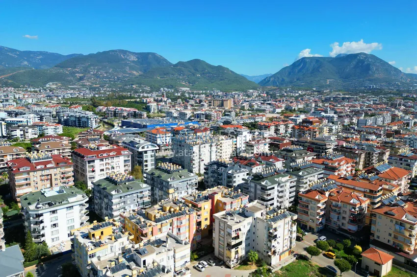 3+1 apartment with furniture and a separate kitchen in the Oba area - 450 m from the sea 7 