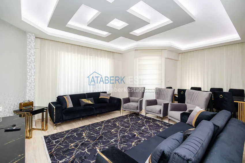 Purchase 3+1 apartment with furniture and a separate kitchen in the Oba area - 450 m from the sea 7 