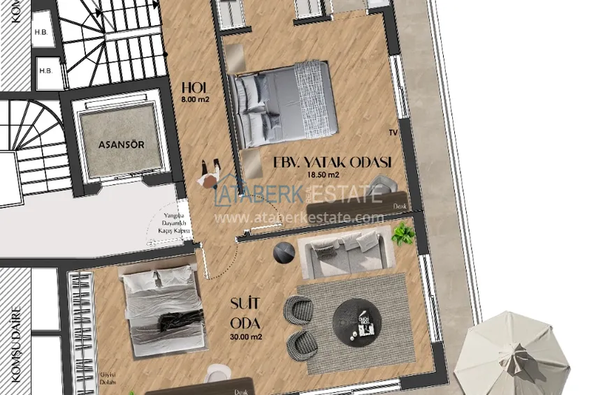 Buy cheap Premium apartments from a developer in Antalya — the first line in the Genclik district, Muratpasa 5