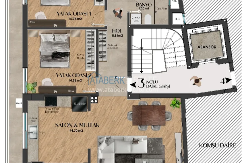 Buy cheap Premium apartments from a developer in Antalya — the first line in the Genclik district, Muratpasa 3