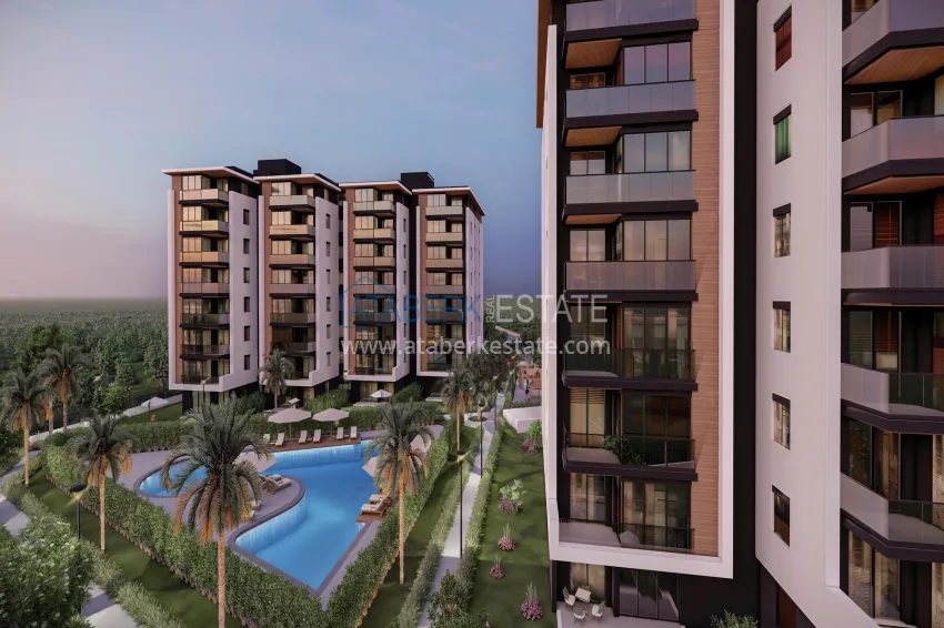 Real estate for sale in Antalya from a developer - a new project in Çankaya, Kepez 4 