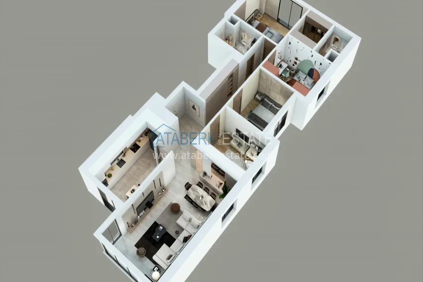 Buy cheap Real estate for sale in Antalya from a developer - a new project in Çankaya, Kepez 4 