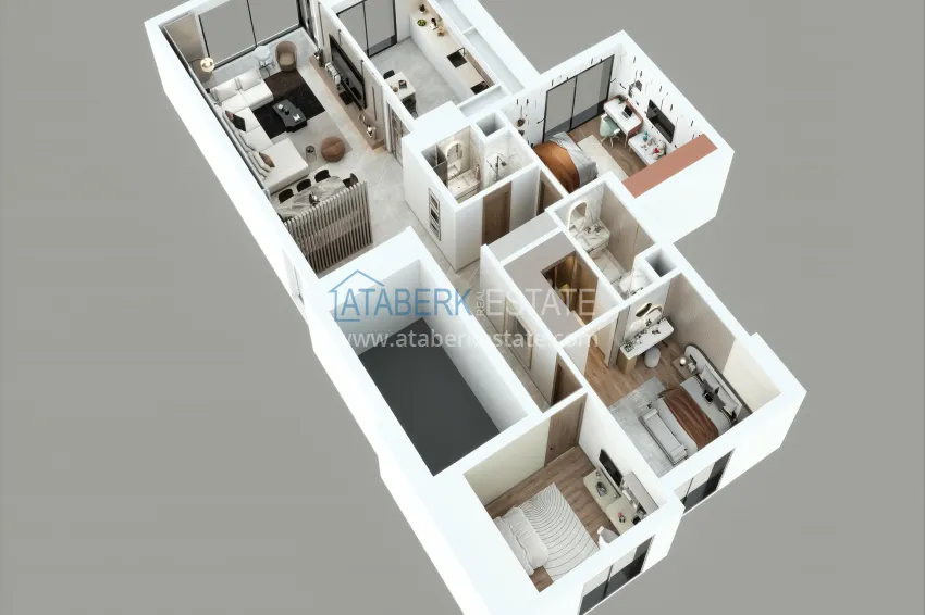 Buy cheap Real estate for sale in Antalya from a developer - a new project in Çankaya, Kepez 2 