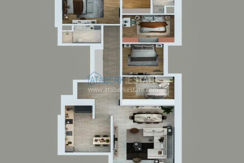 Buy cheap Real estate for sale in Antalya from a developer - a new project in Çankaya, Kepez 6 