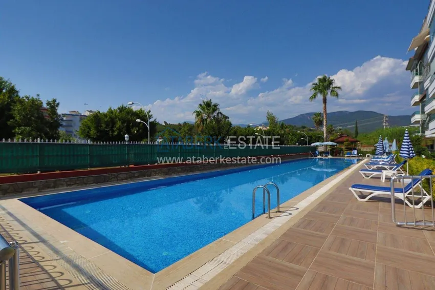 Garden duplex in Kestel - 200 m from the sea, suitable for citizenship 11 