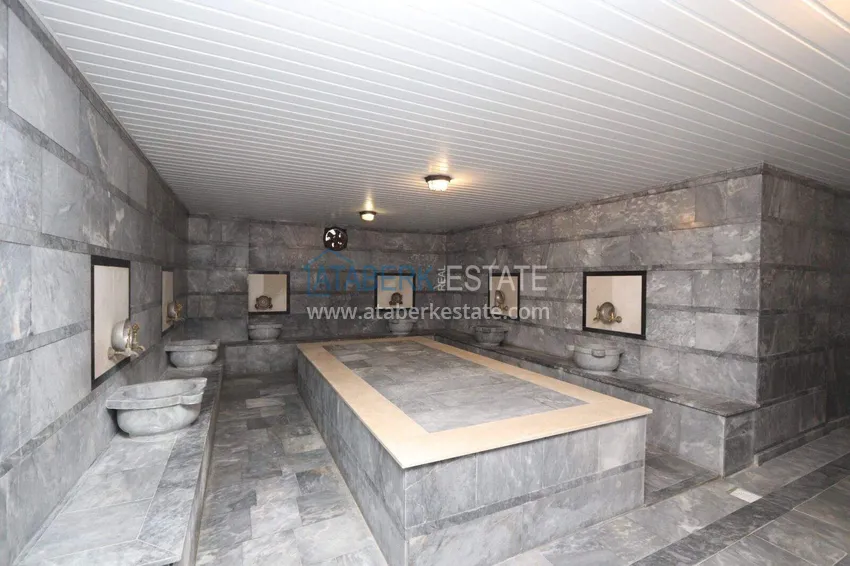 Garden duplex in Kestel - 200 m from the sea, suitable for citizenship 22 