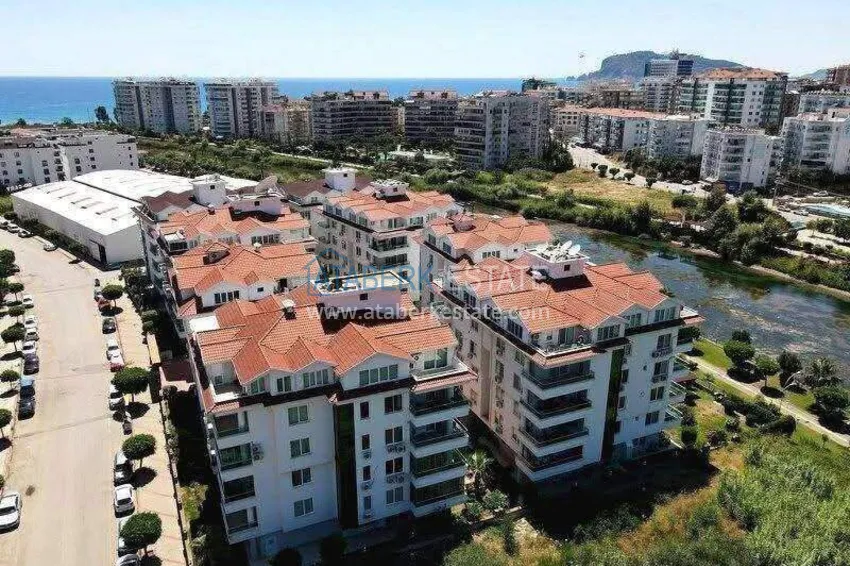 Garden duplex in Kestel - 200 m from the sea, suitable for citizenship 4 