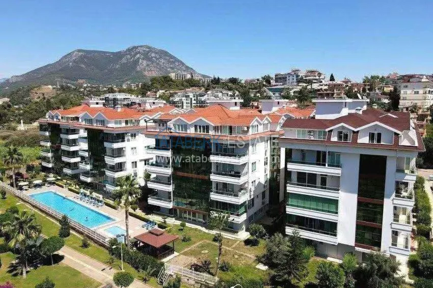 Garden duplex in Kestel - 200 m from the sea, suitable for citizenship 5 