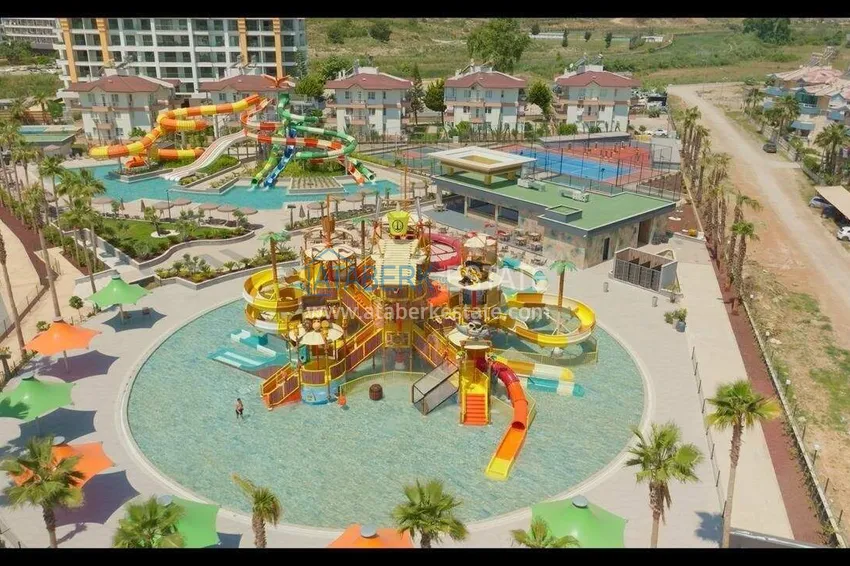 Spacious 1+1 apartment for long-term rent in a premium resort residence — Turkler district, Alanya I52 29 