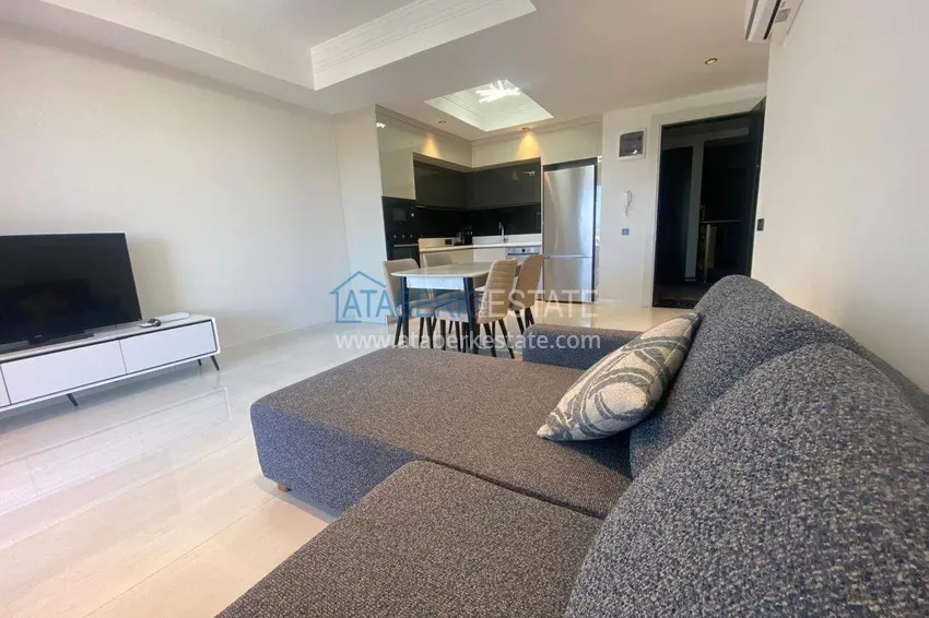 Purchase  Spacious 1+1 apartment for long-term rent in a premium resort residence — Turkler district, Alanya I52 2 