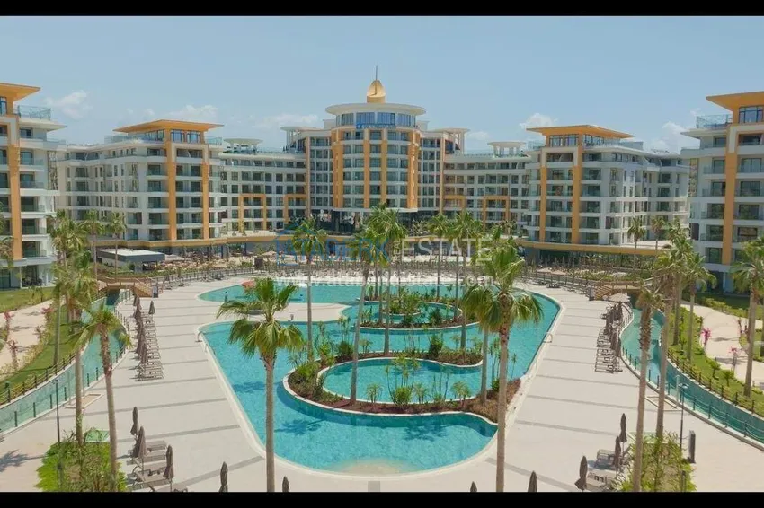 Spacious 1+1 apartment for long-term rent in a premium resort residence — Turkler district, Alanya I52 11 