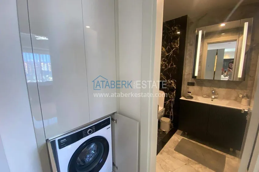 Purchase  Spacious 1+1 apartment for long-term rent in a premium resort residence — Turkler district, Alanya I52 7 