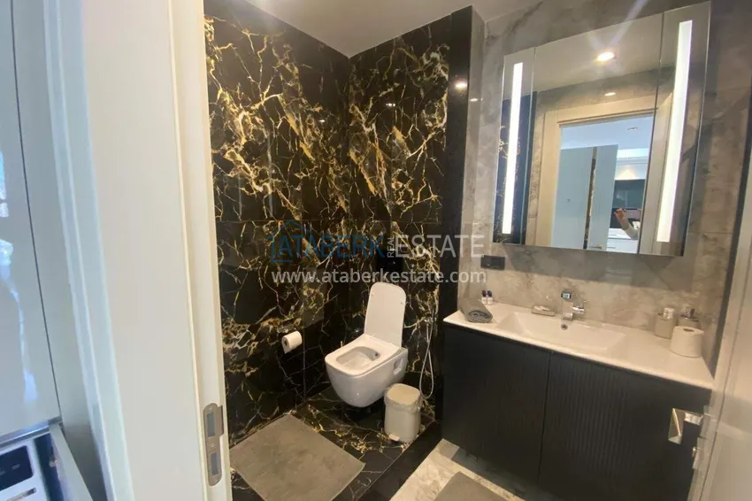 Purchase  Spacious 1+1 apartment for long-term rent in a premium resort residence — Turkler district, Alanya I52 8 