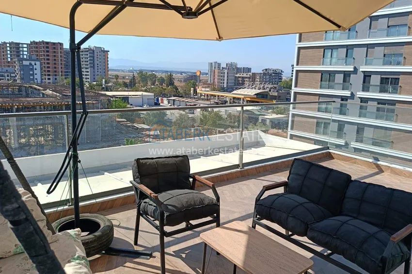 Purchase  1+1 apartment with furniture and a large terrace in Antalya Altintash - directly from the owner 12 