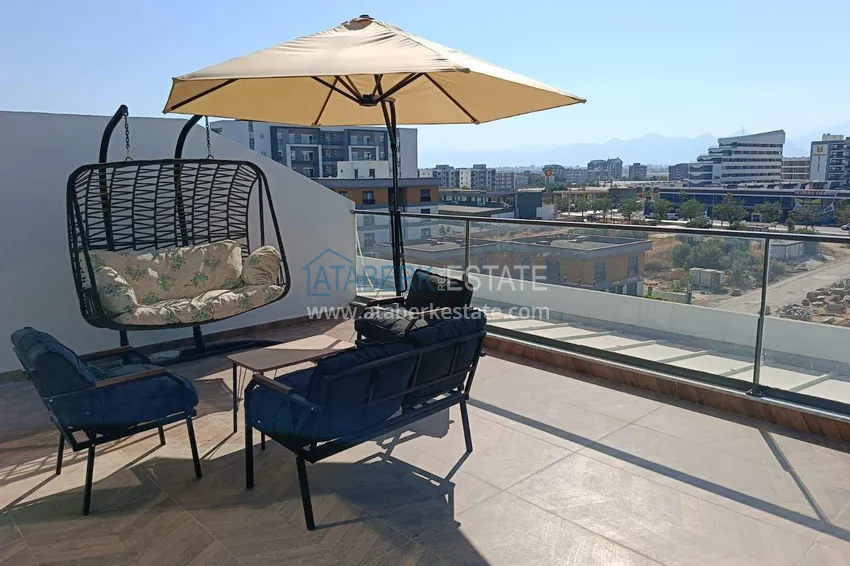 Purchase  1+1 apartment with furniture and a large terrace in Antalya Altintash - directly from the owner 13 